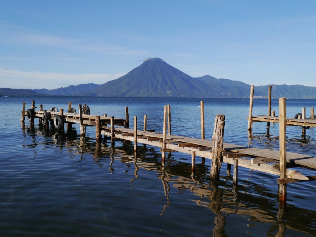 Lake Atitlan in Guatemala's Central Highlands is a peaceful spot surrounded by volcanoes (Photo: Huw Davies)