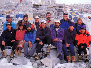 The 1996 Adventure Consultants team described by Jon Krakauer in Into Thin Air (Photo: Caroline Mackenzie)