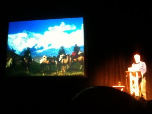 Sir Chris Bonington talks about his ascent of Kongur in the Chinese Pamirs, involving a ride in on camels