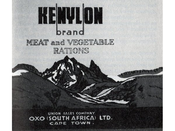 While planning his trip to Mt Kenya in prison, Felice Benuzzi fortuitously found a line drawing of the mountain on the label of some tinned food