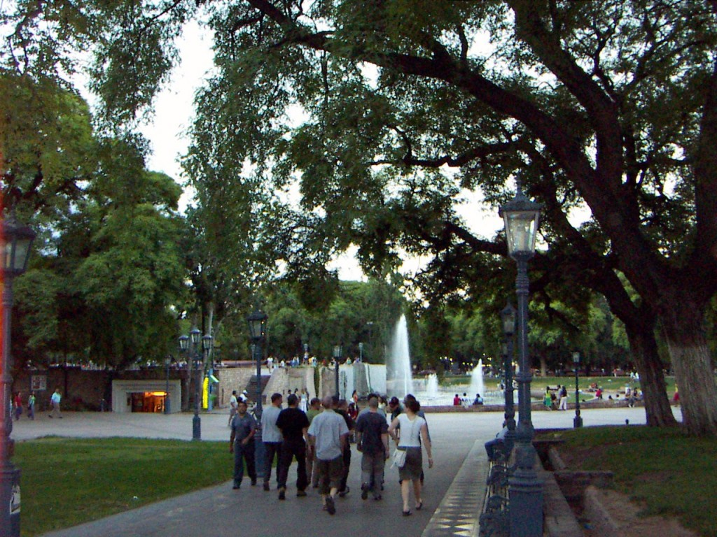 Leafy, sunny Mendoza, Argentina