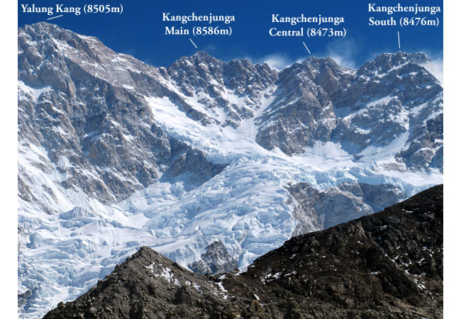 Southwest Face of Kangchenjunga (Photo: Anselm Murphy)